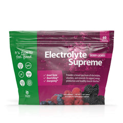 Jigsaw Electrolyte Supreme bottle berry pour shows refreshing hydration potential