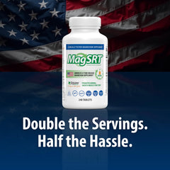 Jigsaw Health MagSRT tablets close-up designed for easy daily intake.