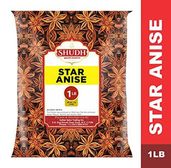 Jimidar star anise spice jar closeup signals premium, natural flavor.