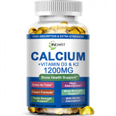 JINGYAT Calcium 1200mg softgel bottle on shelf supports daily bone health