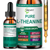 JINGYAT L-Theanine Liquid Drops bottle promotes calm focus for daily tasks.