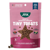Jinx beef dog training treats pack shot for high-value rewards.