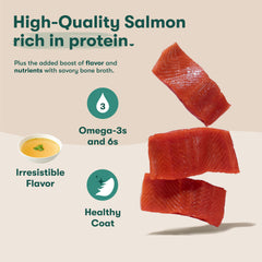 Jinx chicken and bone broth pouches offer convenient wet meals.