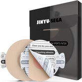 Jinyu-Sega Libre 3 patch close-up showing secure adhesion and skin-friendly fabric