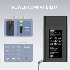 JIONR Type-C connector tip for quick HP laptop connections