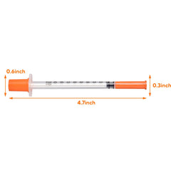 JIUPULL syringe with precise ml markings for easy measurement