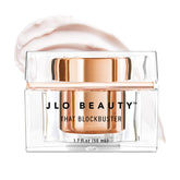 JLO BEAUTY That Blockbuster Hydrating Cream jar texture for daily moisturization.