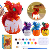 JMMICO Paint Your Own Dragon Lamp Kit with colors, inspiring creativity and focus.