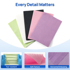 JMU 13x18 inch bibs offering full coverage for procedures