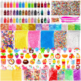 JMUQ slime charms collection for colorful DIY slime projects.