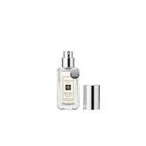 Jo Malone Wood Sage & Sea Salt deluxe sample bottle front, ideal for scent testing