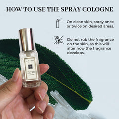 Jo Malone Wood Sage & Sea Salt label close-up, bergamot and sea salt notes