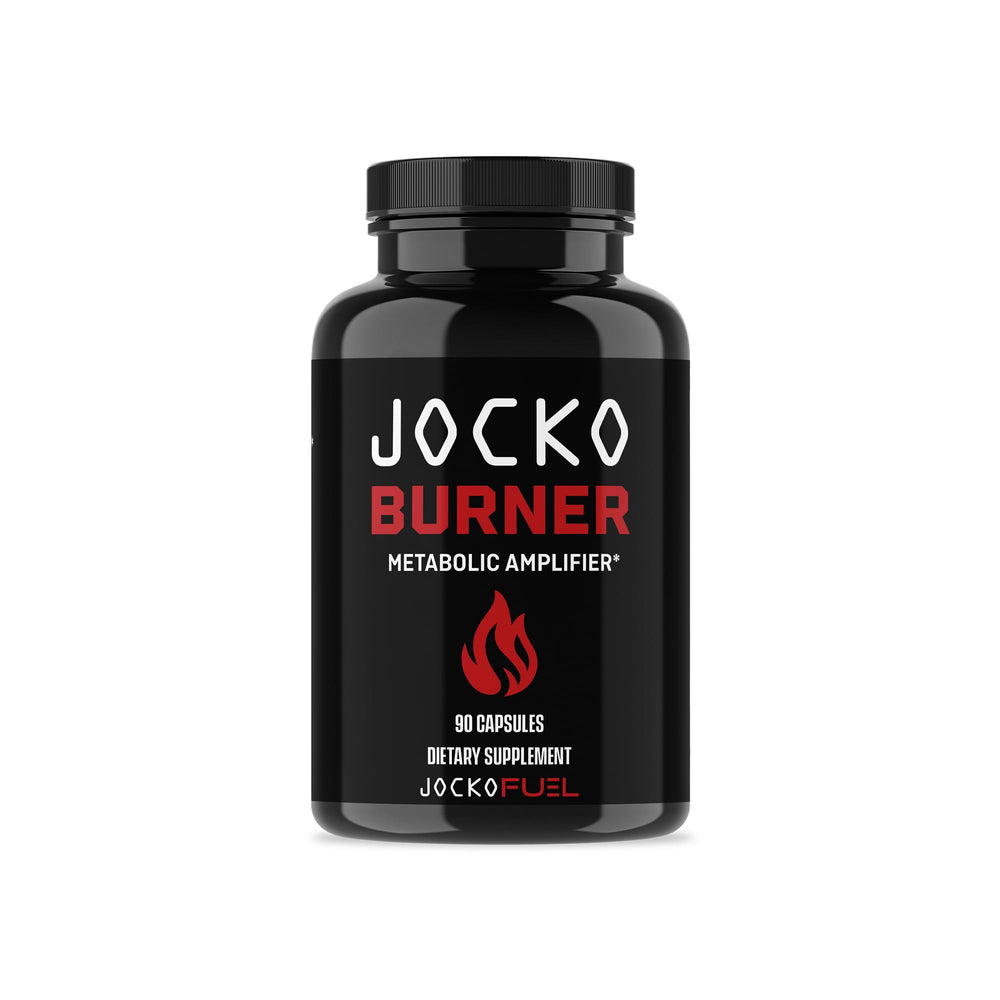 Jocko Fuel Burner capsules close-up showing compact design for on-the-go support.
