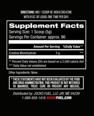 Jocko Fuel Creatine Monohydrate powder in a shaker bottle blending smoothly for daily use