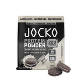 Jocko Fuel Cookies & Cream whey protein tub for daily protein support