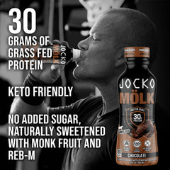 Jocko Mölk chocolate nutrition facts label shown