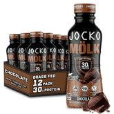 Jocko Mölk chocolate ready-to-drink bottle, convenient post-workout protein on the go