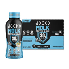 Jocko Mölk Fruity Cereal bottle ready for workouts