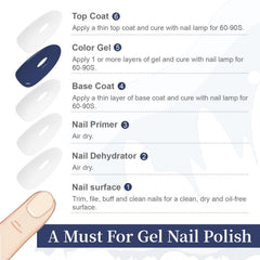 JODSONE top coat bottle closeup, adds glossy finish and chip resistance.