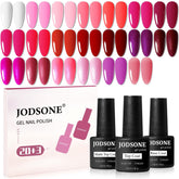 JODSONE glitter gel set collection for versatile DIY nail art.