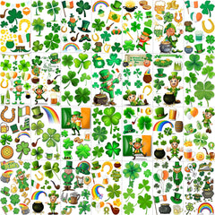 JOEHAPY St Patrick's Day tattoos on 28 sheets for party-ready fun.