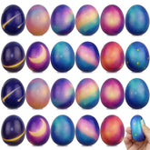 JoFAN Galaxy Easter egg slow rising toy with starry sky pattern for Easter egg hunts.