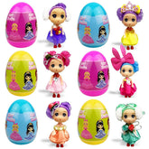 JoFAN jumbo Easter egg with doll inside, colorful surprise for kids.