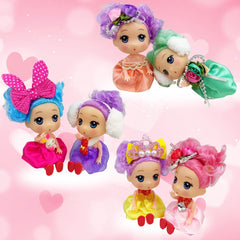 JoFAN six-pack Easter eggs with bright dolls for collection and trading.