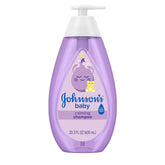 Johnson's Baby Calming Shampoo bottle for gentle cleansing of delicate hair