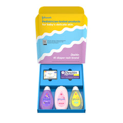 Johnson's Baby Here Comes Baby Gift Set Bedtime Bath with NaturalCalm aroma calms nightly routine.