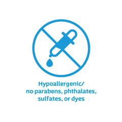 Johnson's Baby paraben- and alcohol-free formula for sensitive skin