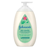 Johnson's Skin Nourish bottle pour for easy daily use