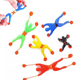 JOHOUSE sticky wall climbers 24-piece set, colorful fun for playtime and prizes.