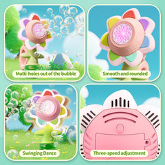 JOI MEW flower design with LED lights sparks magical bubble moments.
