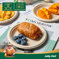 JOLLY CHEF microwave-safe 6-inch plate for quick reheats