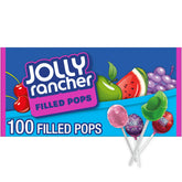 Jolly Rancher Filled Pops green apple packaging for bulk party servings