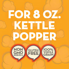 JOLLY TIME All-in-One yields fluffy, theater-style popcorn consistently.