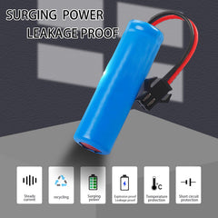Jomi and Jolly 2-pack battery pack connectors image side view for universal compatibility