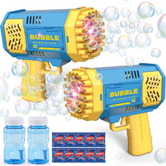 JONEG two-pack bubble machine front view ready for party setup