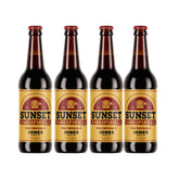 Jones Soda Fallout Sunset Sarsaparilla bottle, ideal for game-night refreshment and nostalgia.
