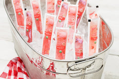 JonnyPops cherry flavor close-up, bold red color ideal for a refreshing snack.