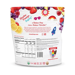 JonnyPops grape flavor close-up, vibrant purple hue for a fruity, kid-friendly treat.