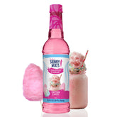 Jordan's Skinny Mixes Cotton Candy Syrup bottle showing zero sugar flavor enhancement.