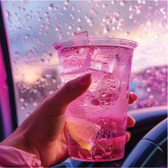 Jordan's Skinny Mixes Fruit Syrup being poured into iced tea
