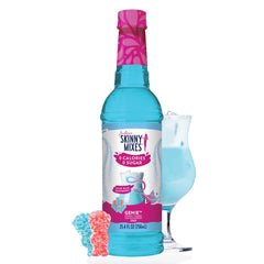 Jordan's Skinny Mixes Sour Blue Raspberry syrup bottle for zero sugar drinks