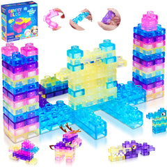 JOY SPOT! 40 PCS blocks in bright colors boost color recognition and creative play.