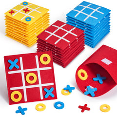 JoyCat Tic Tac Toe felt game board, a portable party favorite for kids.