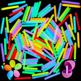 JOYIN 100 mini glow sticks pack for events with vivid colors and long-lasting glow