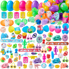 JOYIN 160-pcs prefilled Easter eggs packaging ready for hunts and celebrations.