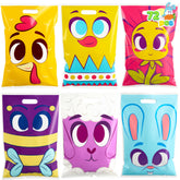 JOYIN Easter 72-pcs bags front view for colorful gift wrapping and egg hunts